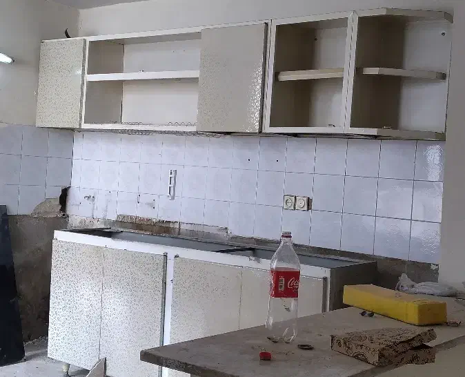 کابینت سالم فلزی با سینک و سنگ و ابچکان|مصالح و تجهیزات ساختمان|مشهد, کوشش|دیوار