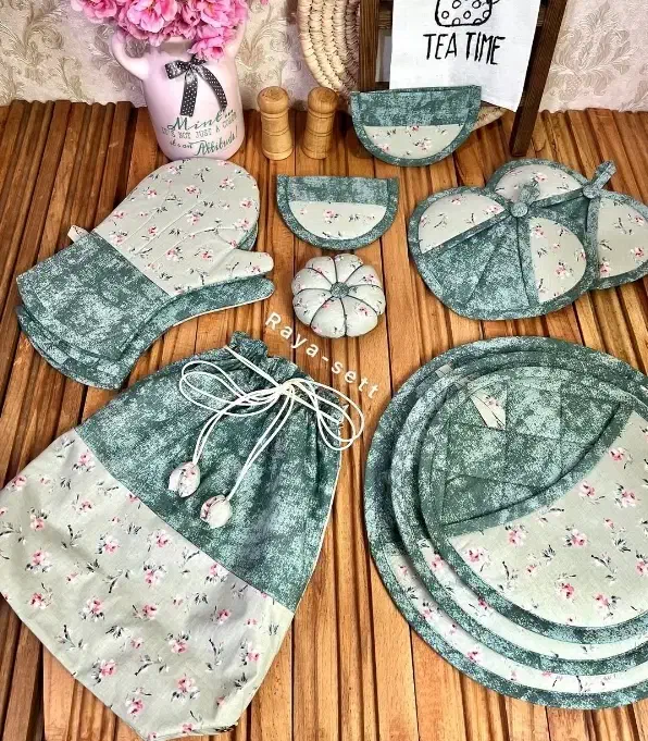 سرویس آشپزخانه عروس|سفره، حوله، دستمال آشپزخانه|اردبیل, |دیوار