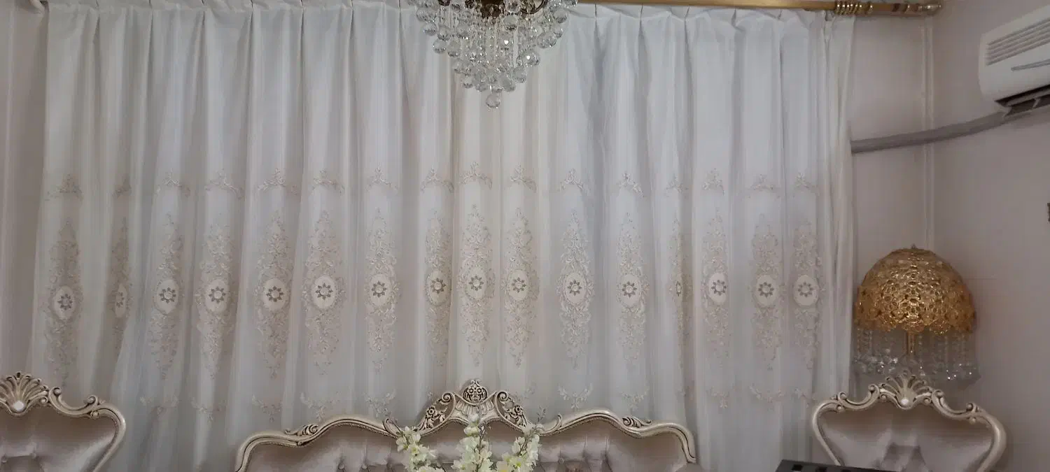 پرده توری کار شده|پرده، رانر، رومیزی|ملایر, |دیوار