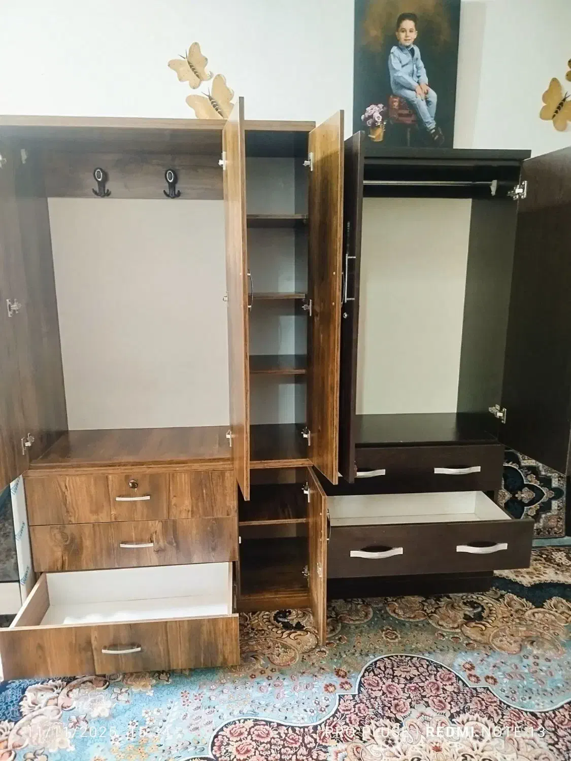 کمد دراور لباس نو|جاکفشی، کمد، دراور|قزوین, |دیوار