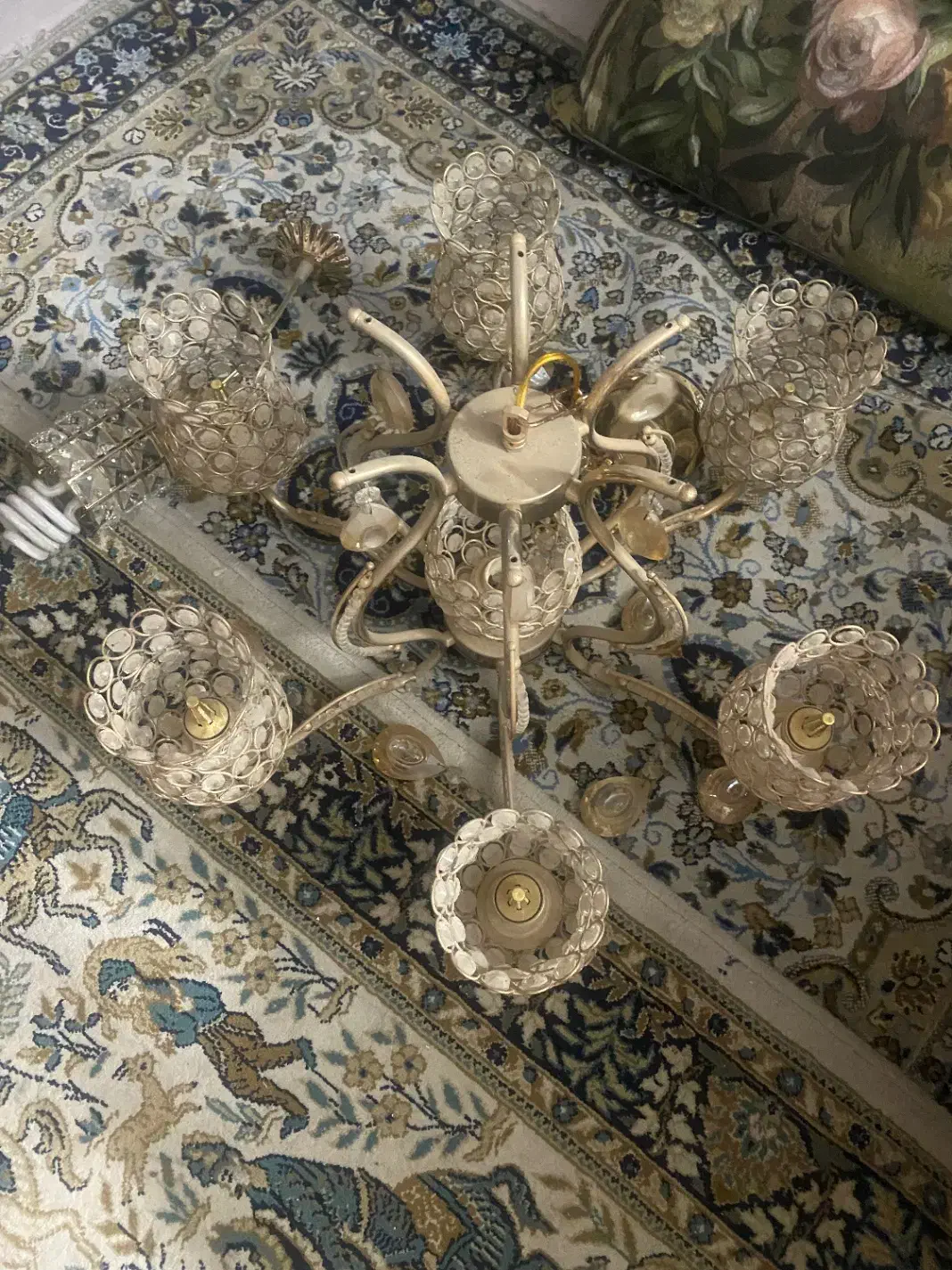 دو عدد لوستر و دو عدد لوستر راهرو|لوستر و چراغ آویز|شیراز, شهرک گلستان|دیوار