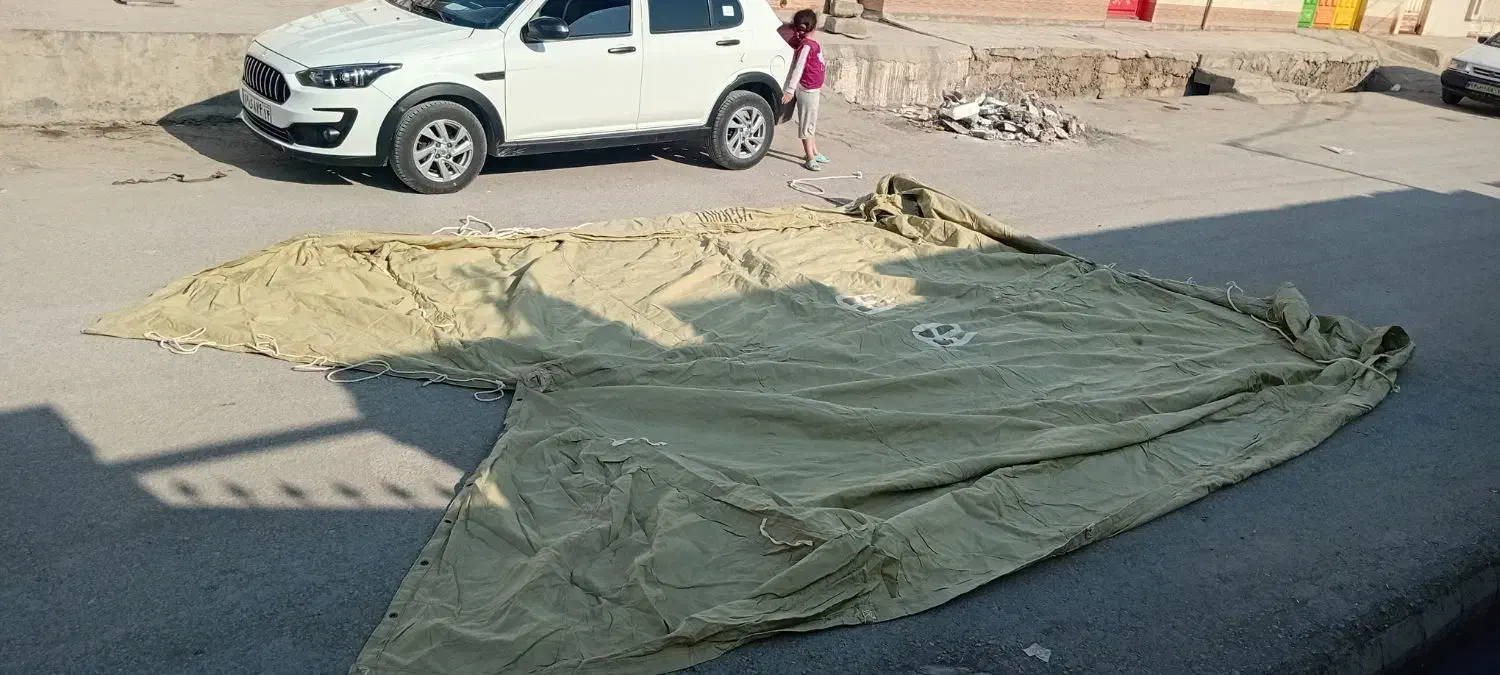 چادر یا خیمه برزنتی ۲ لا دو دور دوخت|کوهنوردی و کمپینگ|اهواز, زرگان|دیوار