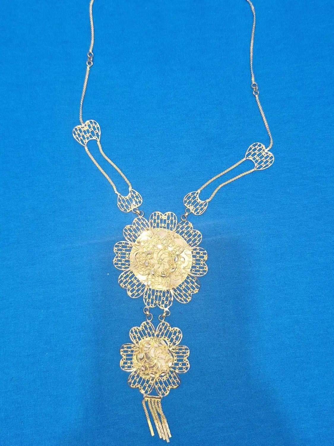 گردنبند گل|جواهرات|برازجان, |دیوار