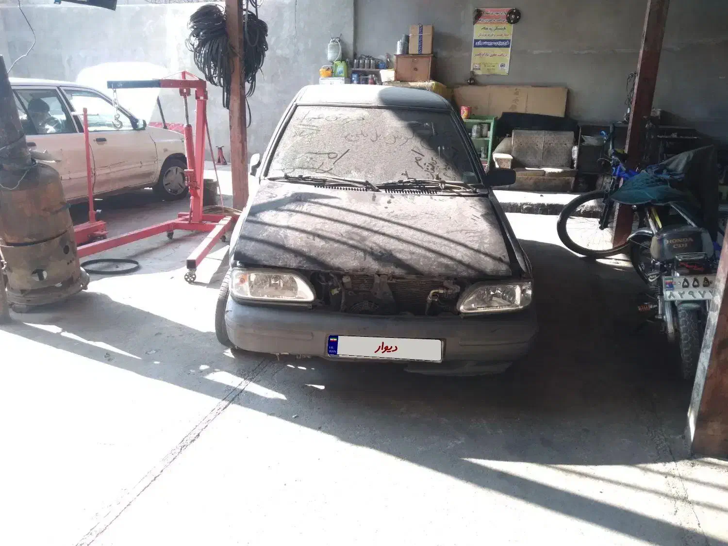 پراید۸۴ مشکی موتور وگیربکس سالم|خودرو سواری و وانت|فرخشهر, |دیوار