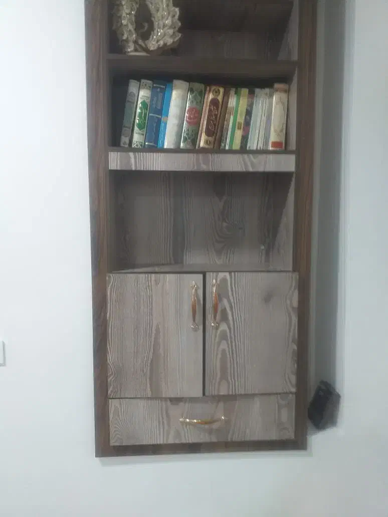 کمد دکوری و کتابخانه|کتابخانه، شلف، قفسه‌های دیواری|دهلران, |دیوار