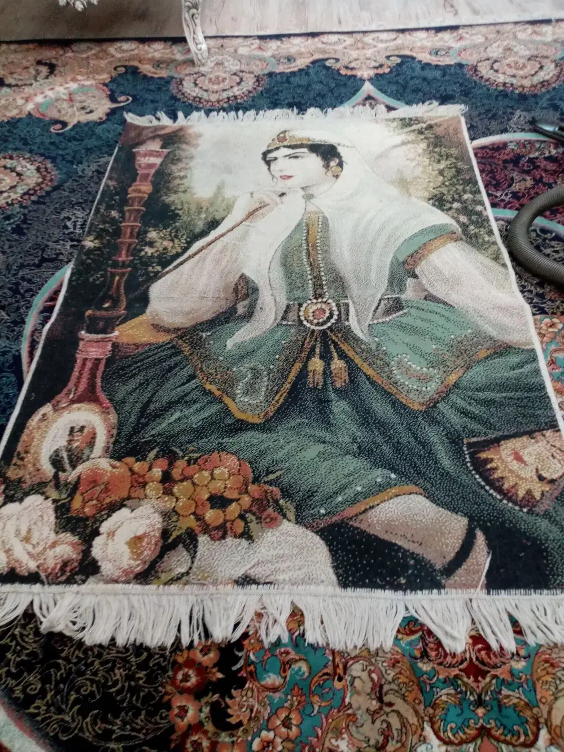 فروش گلیم تابلو فرش ماشینی سه تخته کلیم د|گلیم، جاجیم، گبه|تربت‌حیدریه, جانبازان|دیوار