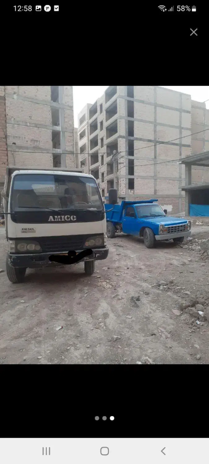 حمل نخاله خاک جابجایی مصالح نیسان خاور بابکت|خدمات حمل و نقل|اسلامشهر, شهرک مصطفی خمینی|دیوار