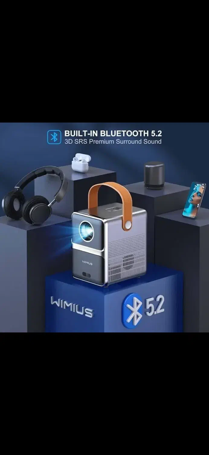 ویدیو پروژکتور WIMIUS P61 ویمیوس نو فول پورت|تلویزیون و پروژکتور|شیراز, زرهی|دیوار