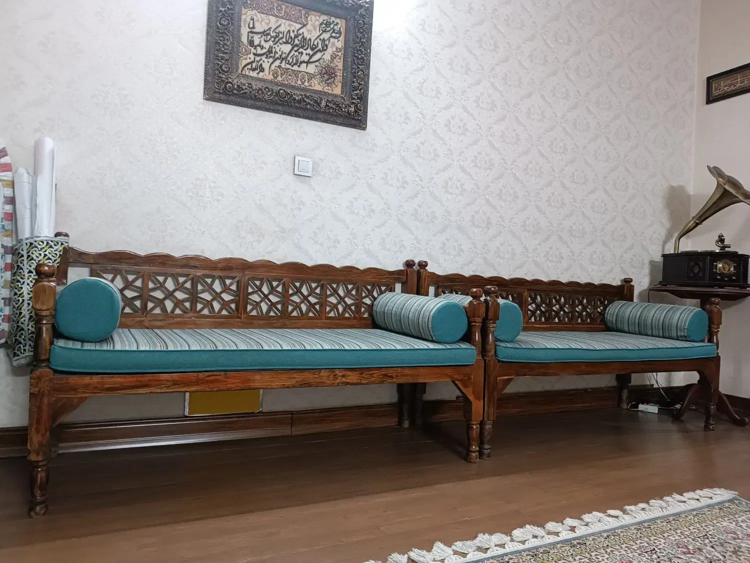 مبل سنتی ۶ نفره|مبلمان خانگی و میز عسلی|تهران, ائمه اطهار|دیوار
