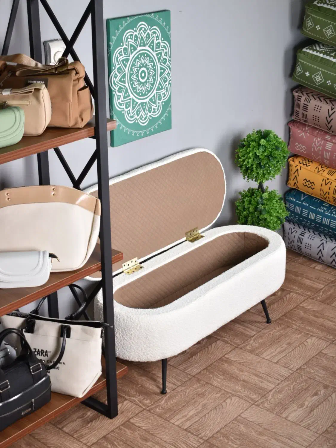 فروش انواع پاف تک و دو و سه نفره|صندلی و نیمکت|چهاردانگه (تهران), |دیوار