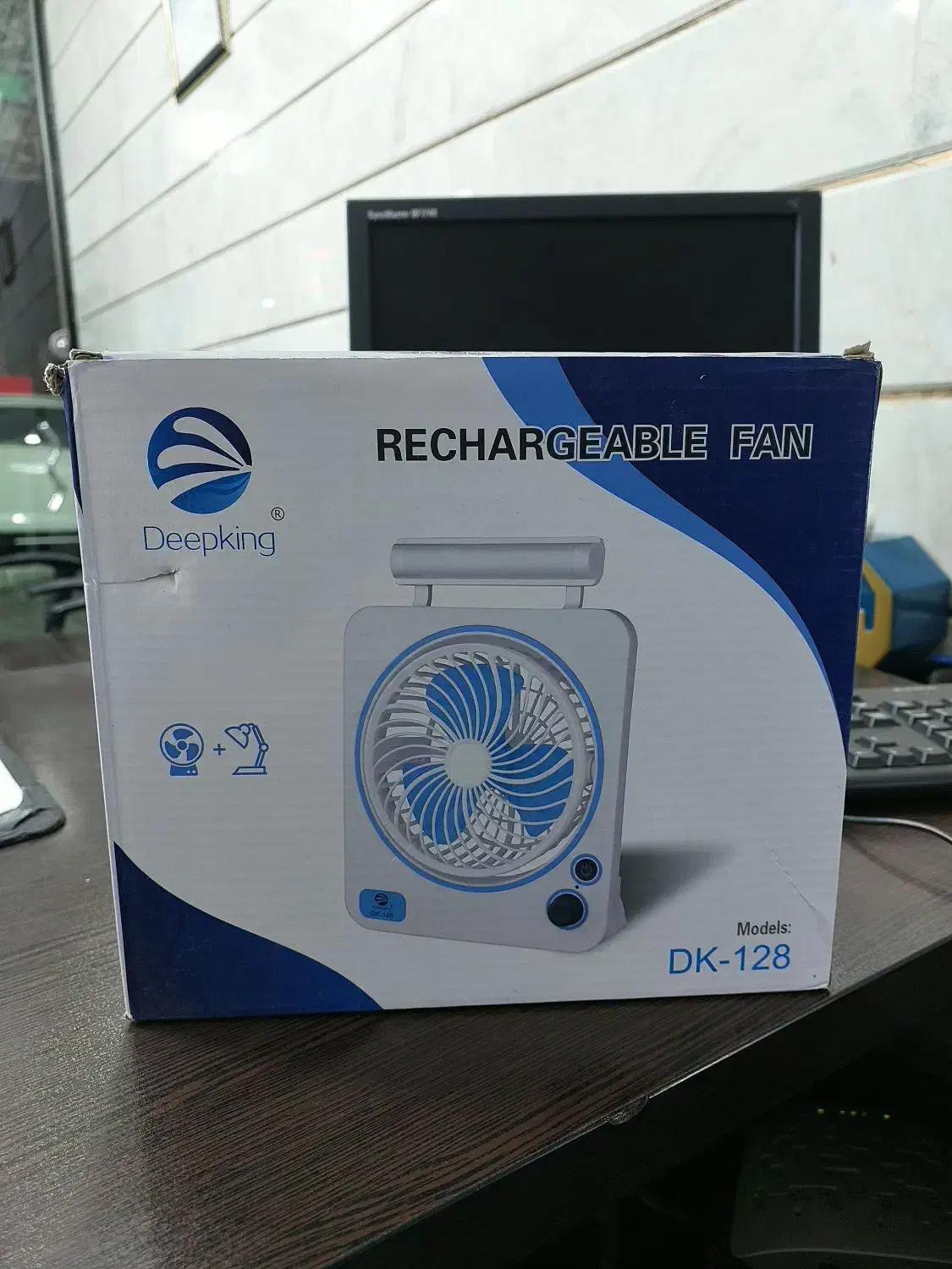 پنکه رومیزی شارژی ، چرخشی چراغ شب|پنکه و تصفیه‌کنندهٔ هوا|قرچک, زیبا شهر|دیوار