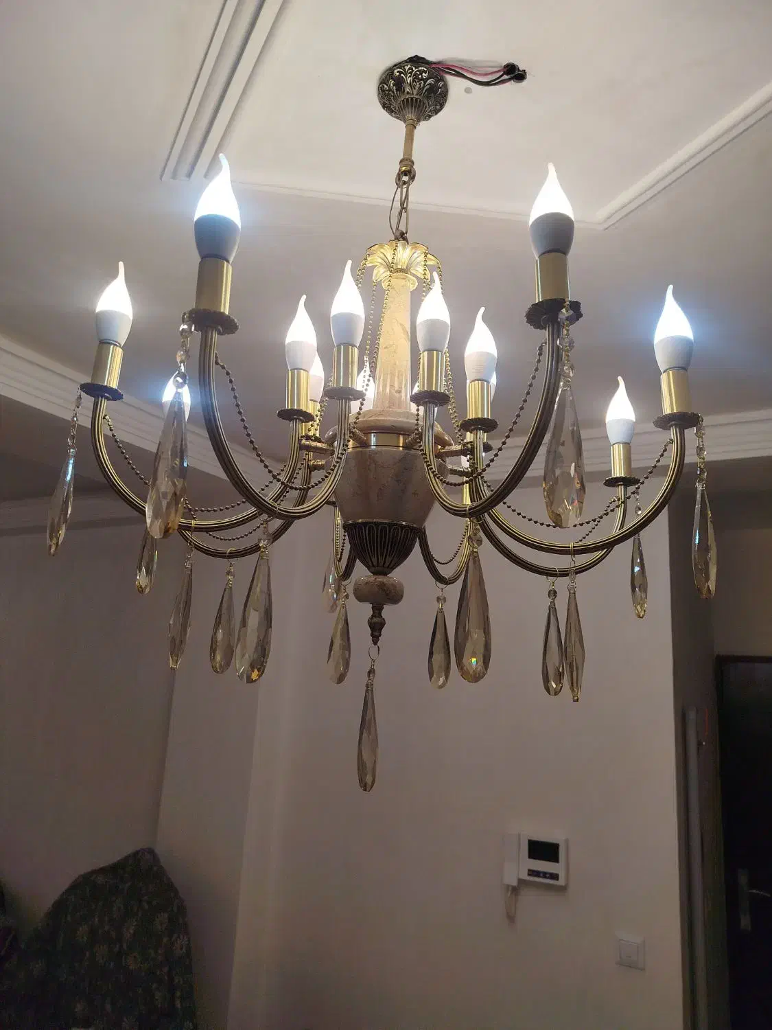 لوستر ۸ شاخه نونو|لوستر و چراغ آویز|بهارستان, |دیوار