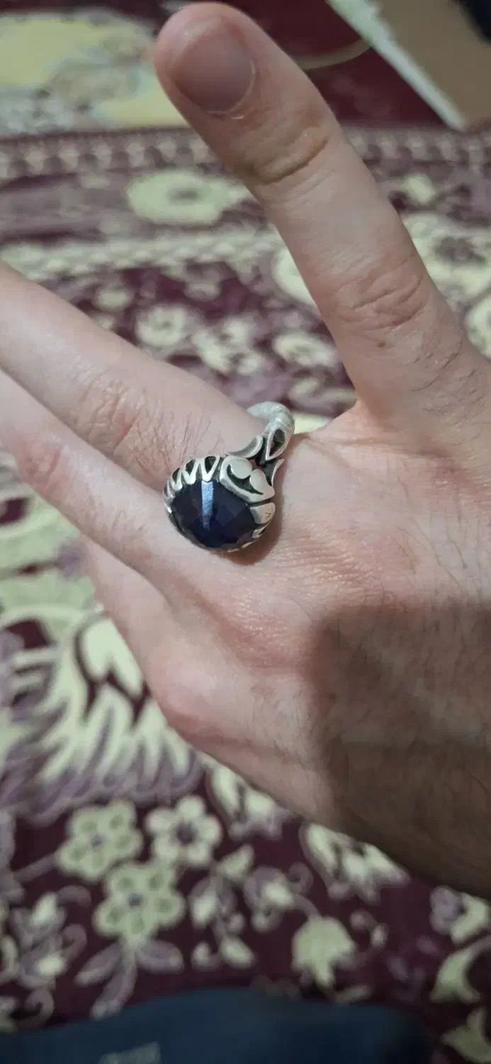 انگشتر یاقوت کبود|جواهرات|اردبیل, |دیوار