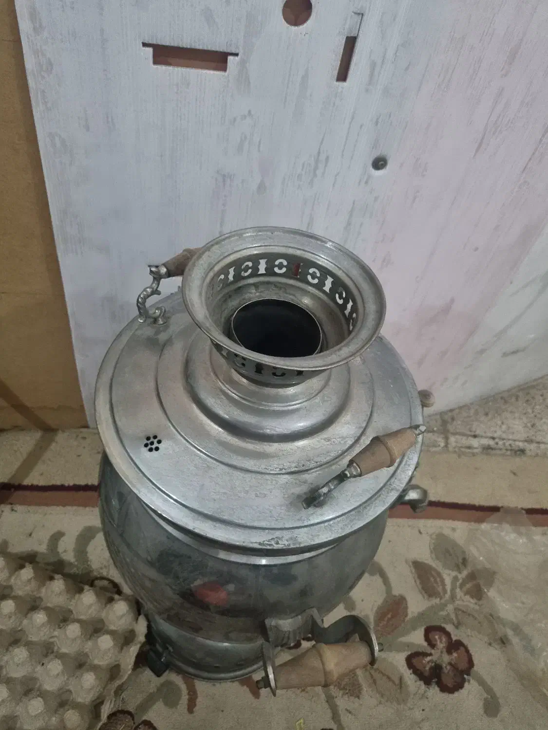 سماورگازبرنجی ۲۰لیتری|سماور، چایساز، قهوهساز|کهریزک, |دیوار