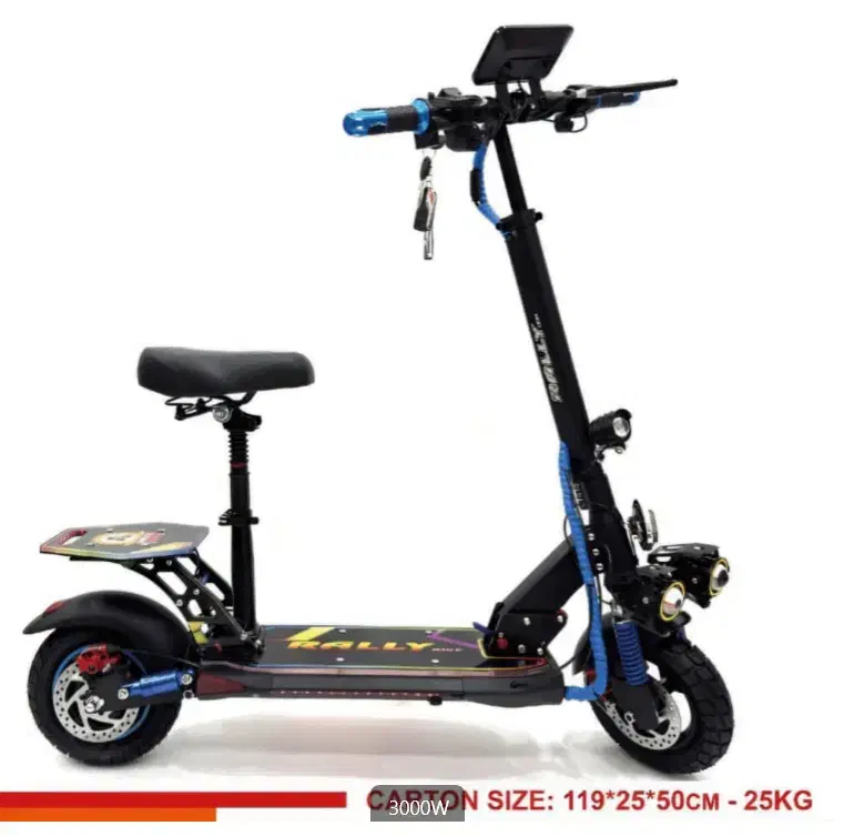 اسکوتر برقی Rally R10-Pro 3000 وات، سرعت 90km|دوچرخه، اسکیت، اسکوتر|پرند, فاز ۵|دیوار