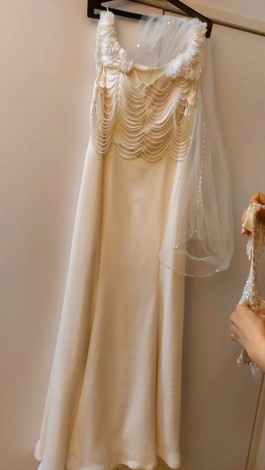 لباس نامزدی نو بسیار شیک و راسته گردنبد دار وتور|لباس|پاکدشت, پاکدشت (مامازند)|دیوار