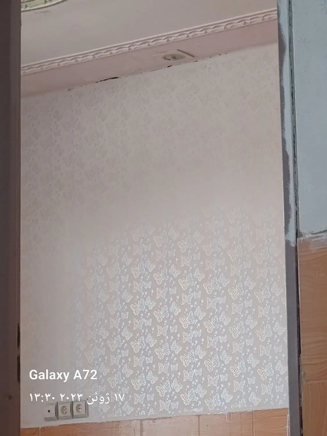 نقاشی ساختمان وطرح کاغذدیواری|خدمات پیشه و مهارت|نیریز, |دیوار