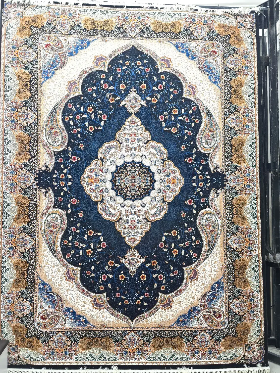 فرش/سوگند سرمه ای 700شانه|فرش|دزفول, |دیوار