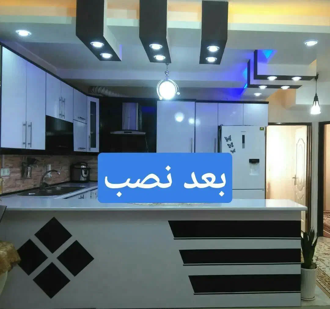 برچسب کردن کابینت ام دی اف فلز دیوار وغیره|مصالح و تجهیزات ساختمان|کرمانشاه, |دیوار