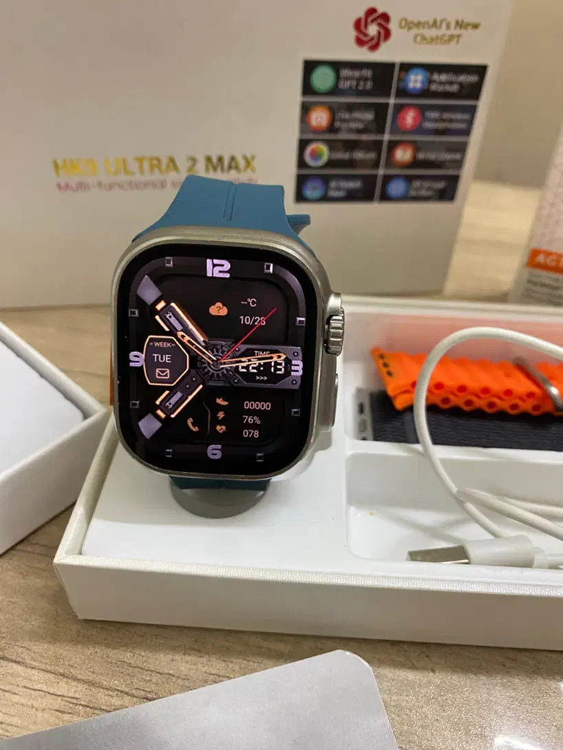 ساعت هوشمند HK9 UL TRA 2 MAX  الترا درحد نو|ساعت|تهران, سبلان (لشگر)|دیوار