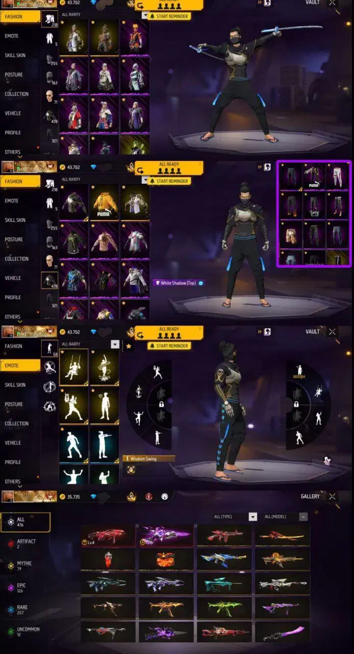 اکانت فری فایر|کنسول، بازی ویدئویی و آنلاین|گالیکش, |دیوار