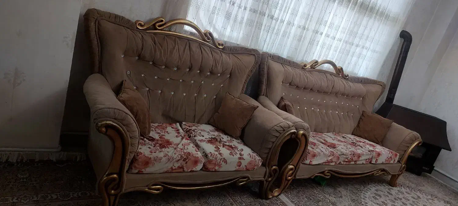 مبل 7نفره|مبلمان خانگی و میز عسلی|اندیشه, اندیشه فاز ۴|دیوار