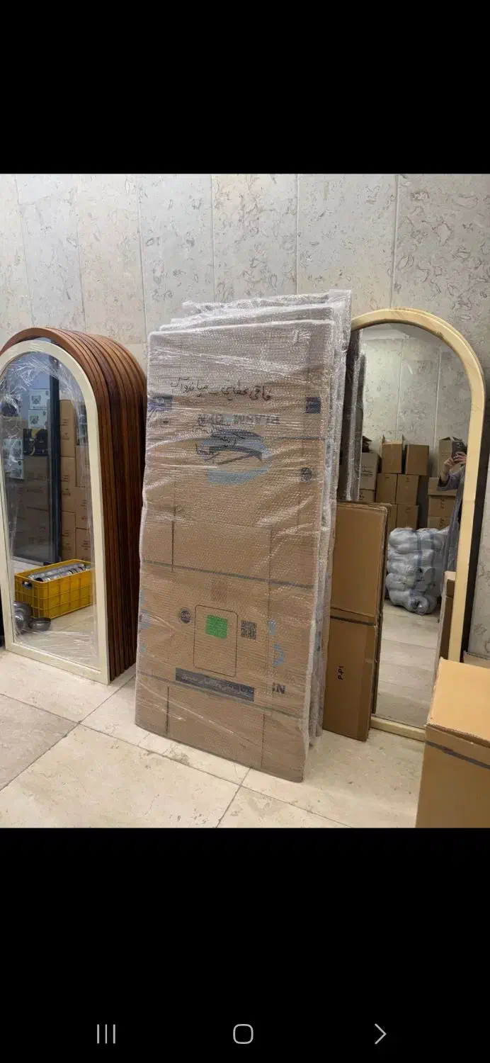 آینه قدی عرض ۷۵ارتفاع ۱۷۵ دور چوب روس|آینه|اشتهارد, |دیوار