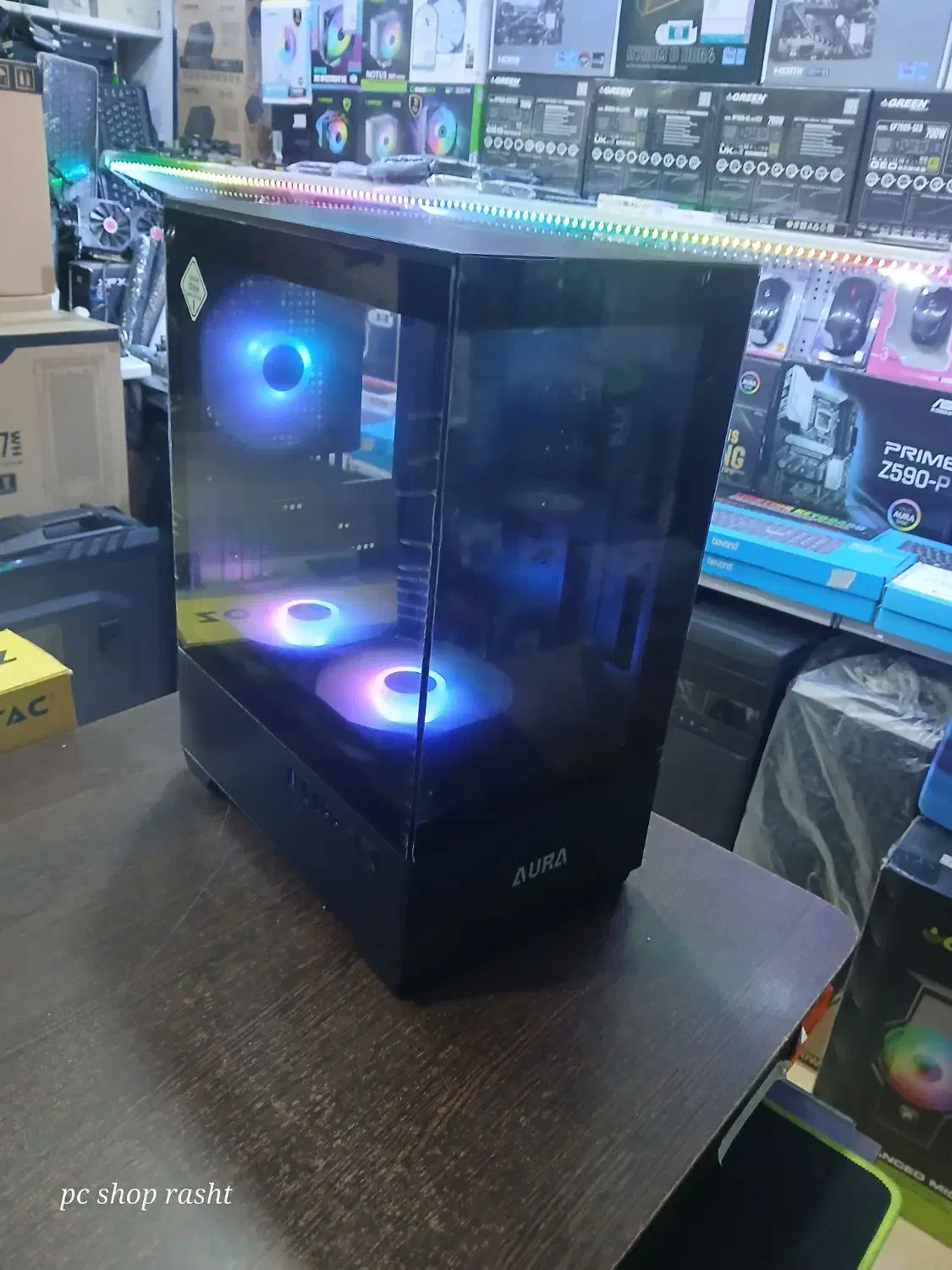 کیس اکواریومی نسل ۹ core i5|رایانه رومیزی|رشت, باهنر|دیوار