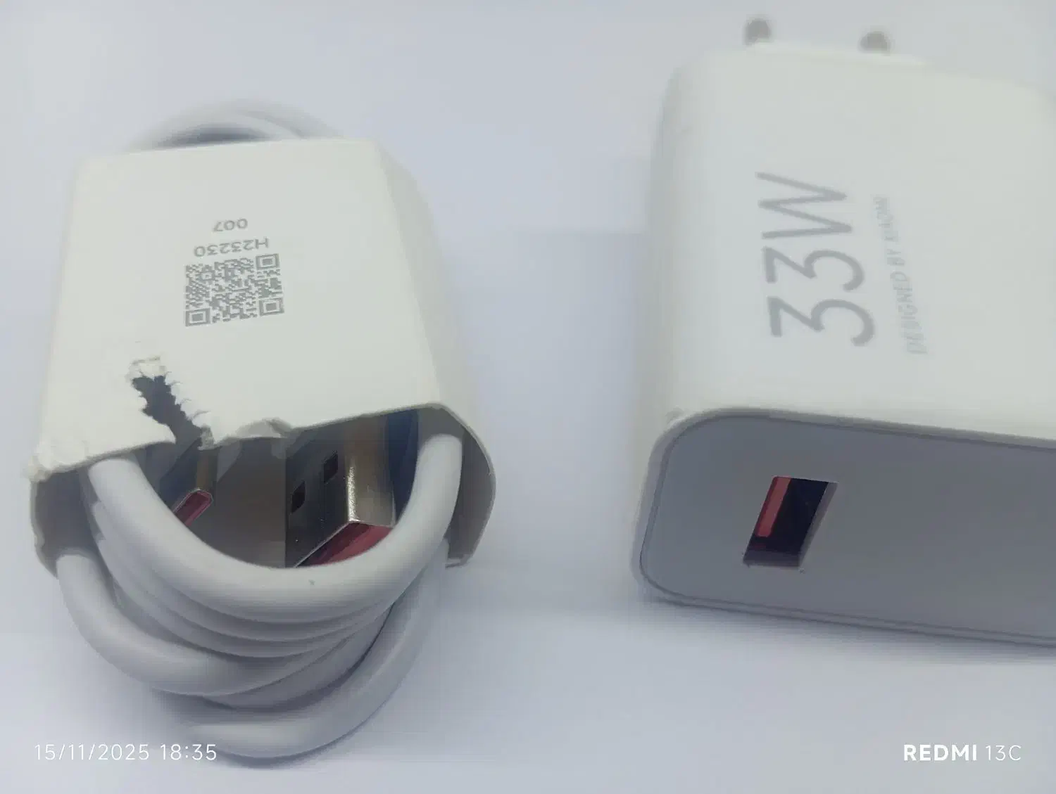 شارژر سر کارتنی اصلی 33W|لوازم جانبی موبایل و تبلت|قم, شهرک فاطمیه|دیوار