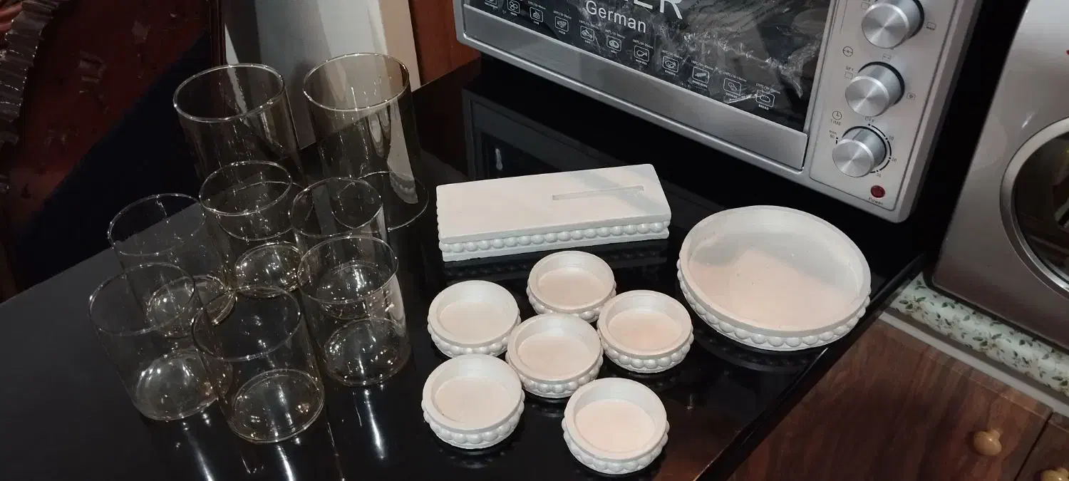 ظروف دکوری صفر یکجا|ظروف سرو و پذیرایی|جیرفت, |دیوار