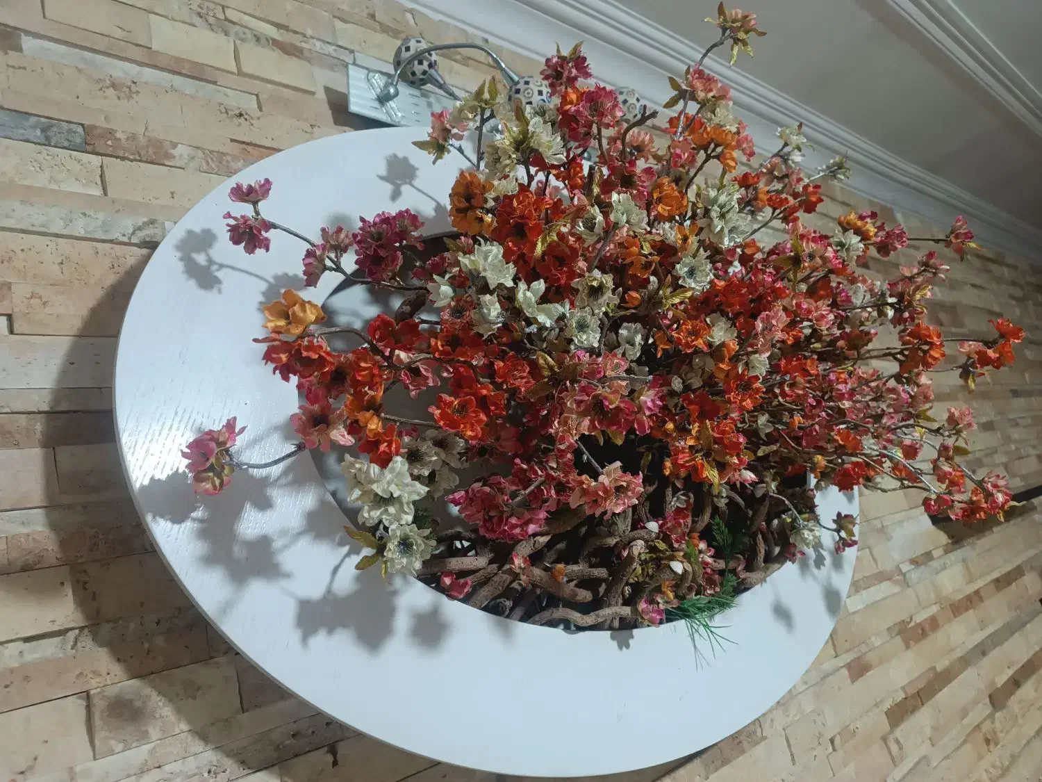 فروش تابلو خاص گل مصنوعی|گل مصنوعی|قرچک, شهرک گلها|دیوار