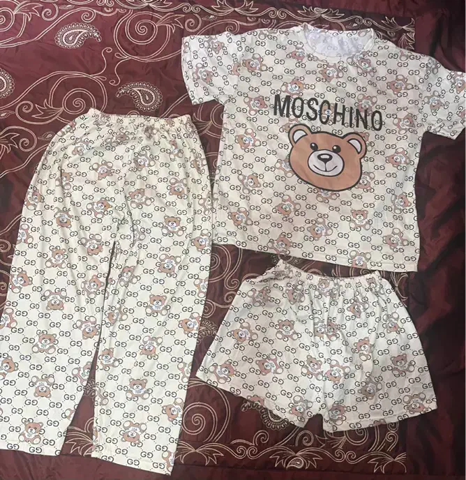 ست سه تیکه تیشرت شلوار شورتک|لباس|قزوین, |دیوار