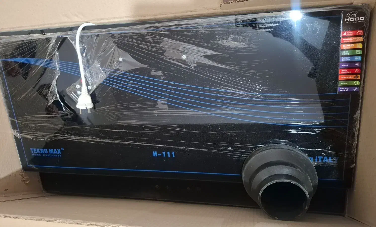 هود شیشه ای teknomax ، مدل h111 s1|اجاق گاز و لوازم برقی پختوپز|مهدی شهر, |دیوار