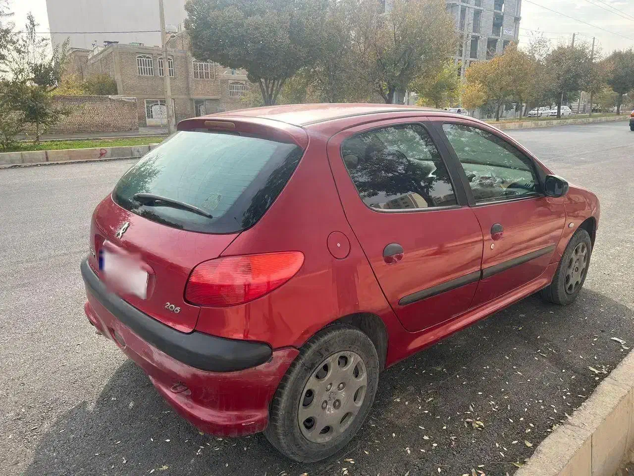 206 آلبالویی مدل 90|خودرو سواری و وانت|شیراز, قالیشویی|دیوار