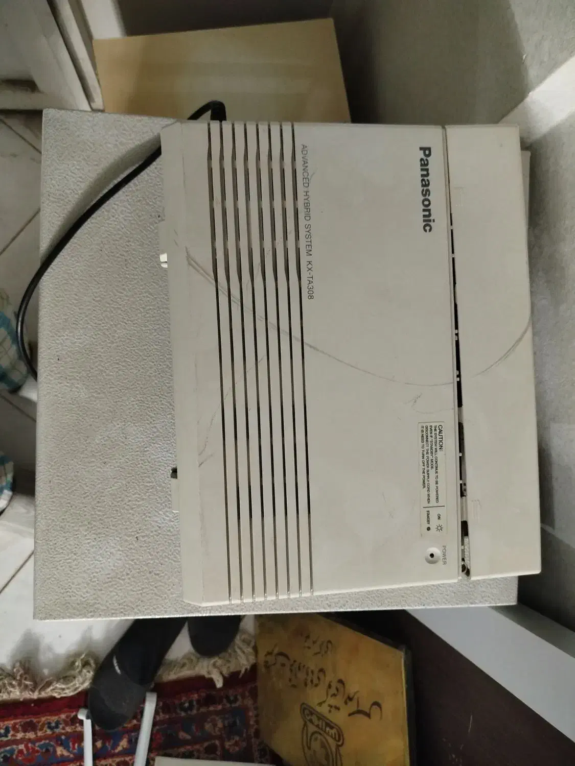 تلفن سانترال پانا سونیک اصل با دو دستگاه گوشی|تلفن رومیزی|مشهد, هفت تیر (آب و برق)|دیوار