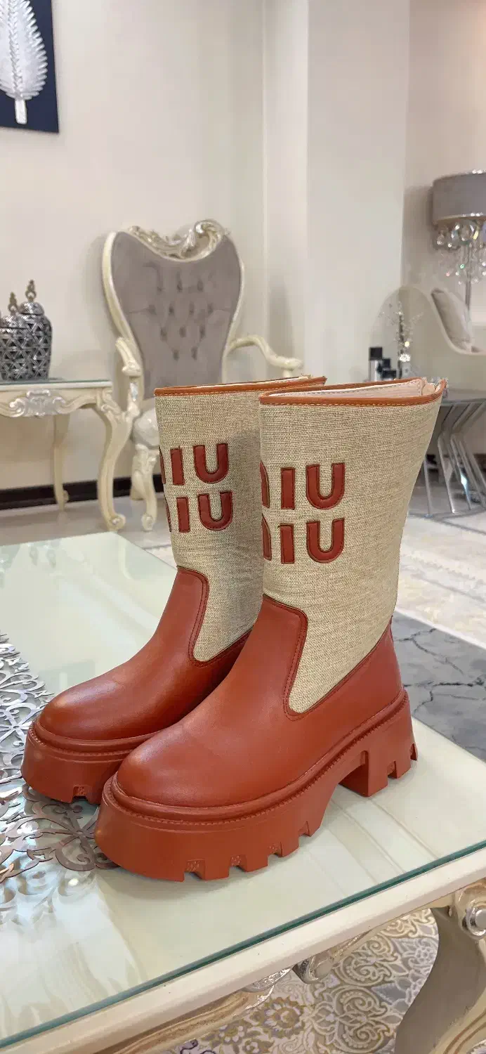 کفش نیمبوت نیم بوت پوتین مارک میو میو زنانه|کیف، کفش، کمربند|تهران, جوادیه|دیوار