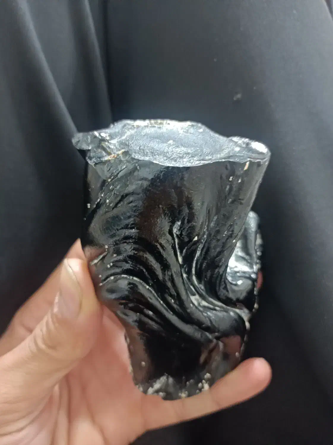 سنگ آبسیدین وشهاب|جواهرات|خاوران, |دیوار