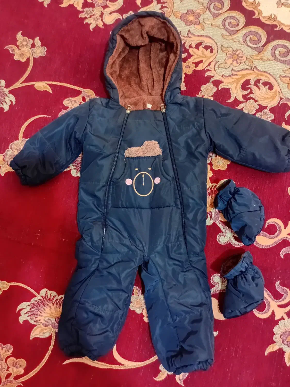 کاپشن سرهمی نوزادی تا یک ونیم سال سایز۳|کفش و لباس بچه|اسلام‌شهر, شهرک الهیه|دیوار