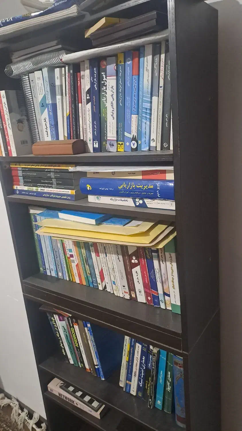 راهنمایی کتابخانه|کتابخانه، شلف، قفسه‌های دیواری|یزد, |دیوار