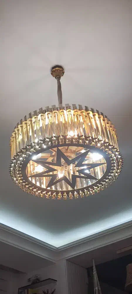 لوستر کریستال کاردی|لوستر و چراغ آویز|تبریز, |دیوار