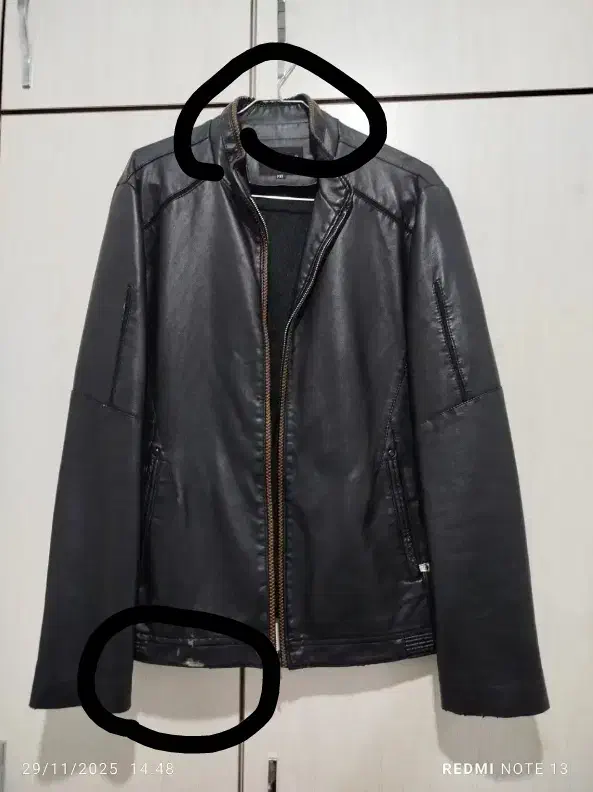 کاپشن چرم|لباس|قرچک, باقرآباد|دیوار