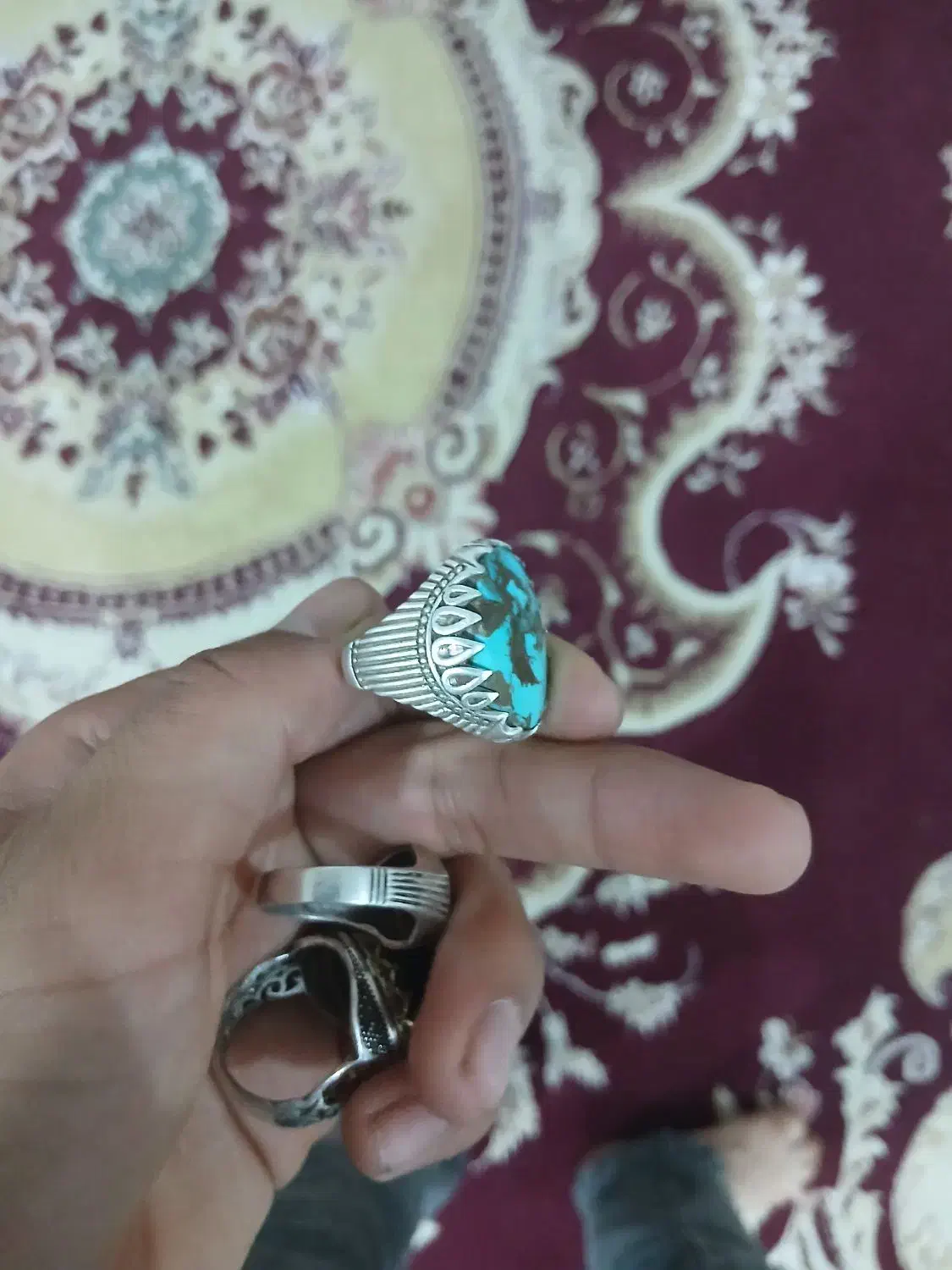 سه انگشتر|جواهرات|باوی, |دیوار