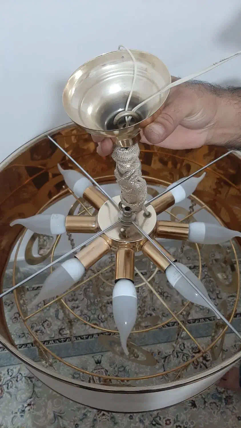 لوستر|لوستر و چراغ آویز|کوهدشت, |دیوار