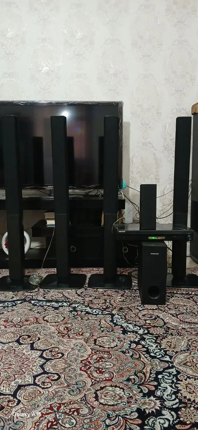 ۴عدد باند سینماخانوادگی بادستگاه مارک سامسونگ|سیستم صوتی خانگی|رباطکریم, رباطکریم|دیوار