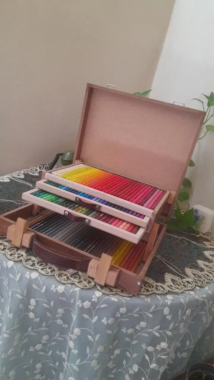 مداد رنگی فابر کاستل پلی کروموس ۱۲۰ تایی|لوازم التحریر|اصفهان, عطار نیشابوری|دیوار