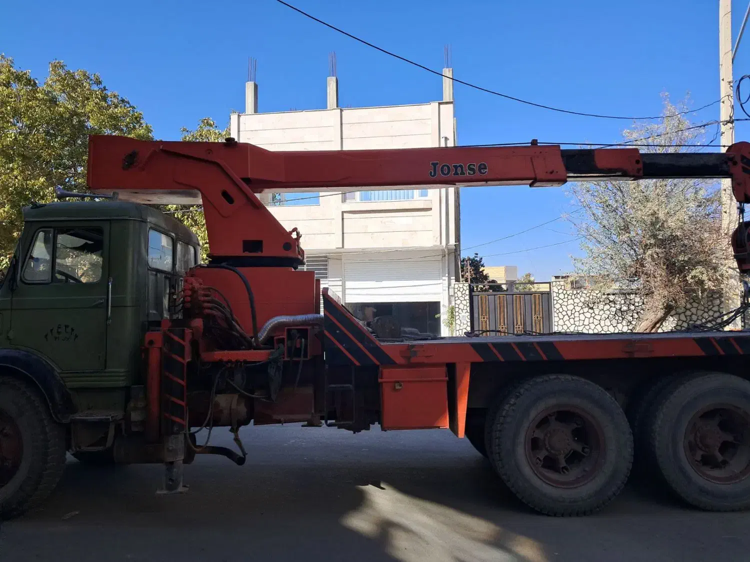 فروش یک دستگاه جرثقیل جونز۱۰تن قیمت۹۰۰تومان|خودرو سنگین|سامان, |دیوار