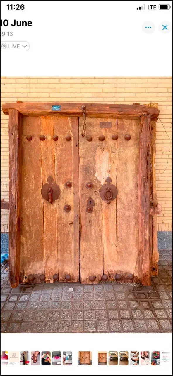 درب سنتی و قدیمی|کلکسیون اشیاء عتیقه|کیش, |دیوار