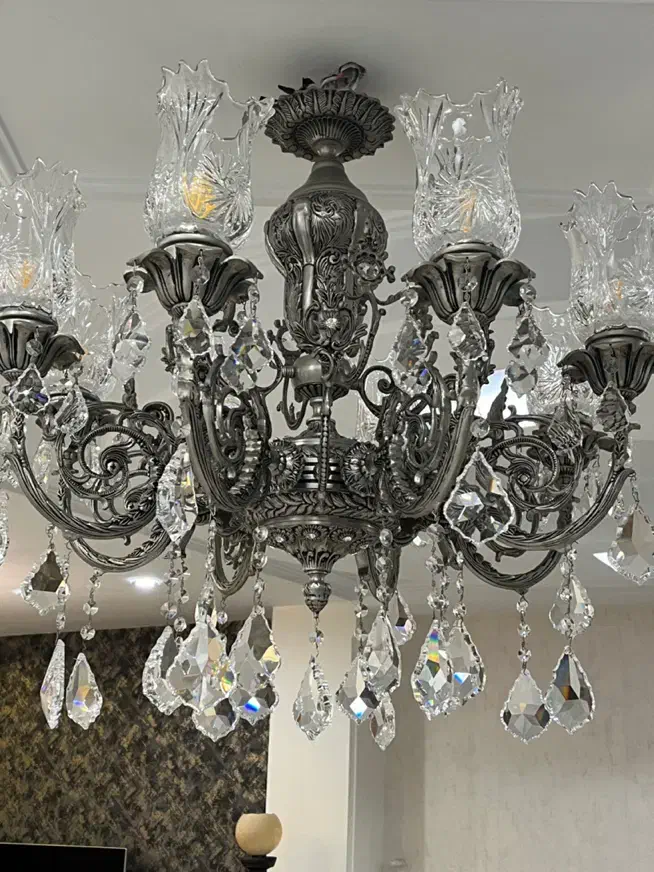 لوستر برنجی|لوستر و چراغ آویز|تهران, مرزداران|دیوار