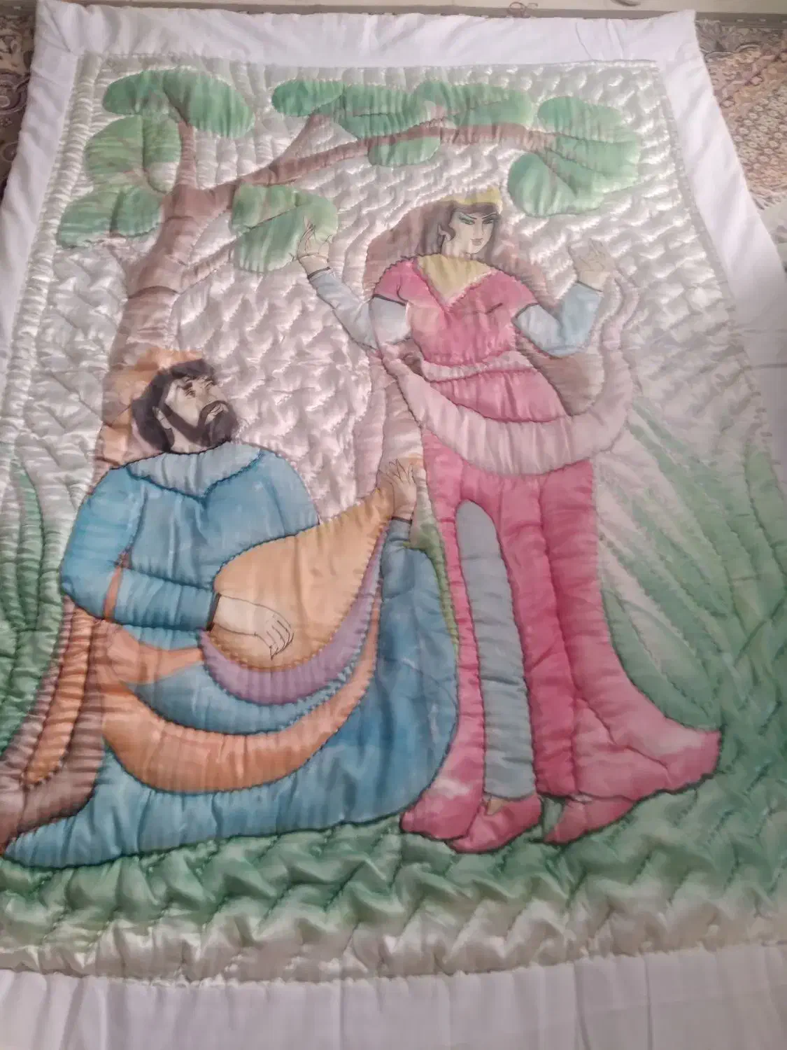 لاهافت لیلی و مجنون نو|رختخواب، بالش، پتو|شاهرود, |دیوار