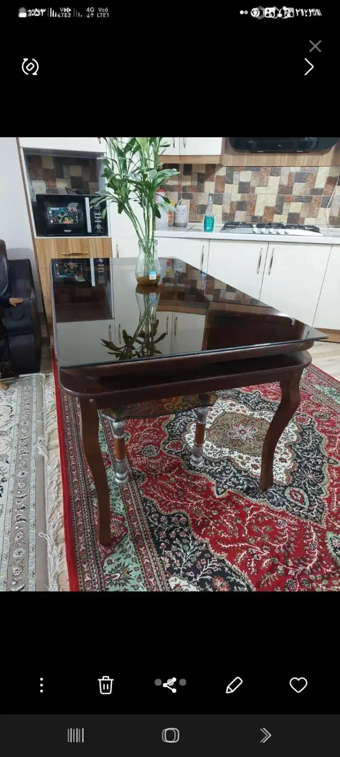 میز ناهارخوری 8نفره|میز و صندلی غذاخوری|زاهدان, |دیوار